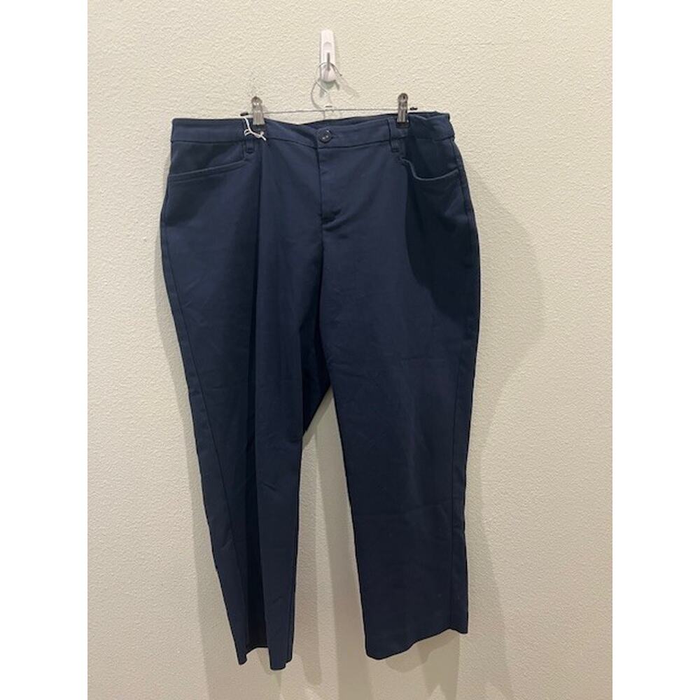 cj banks Women's Blue Petite 16W Work Trousers